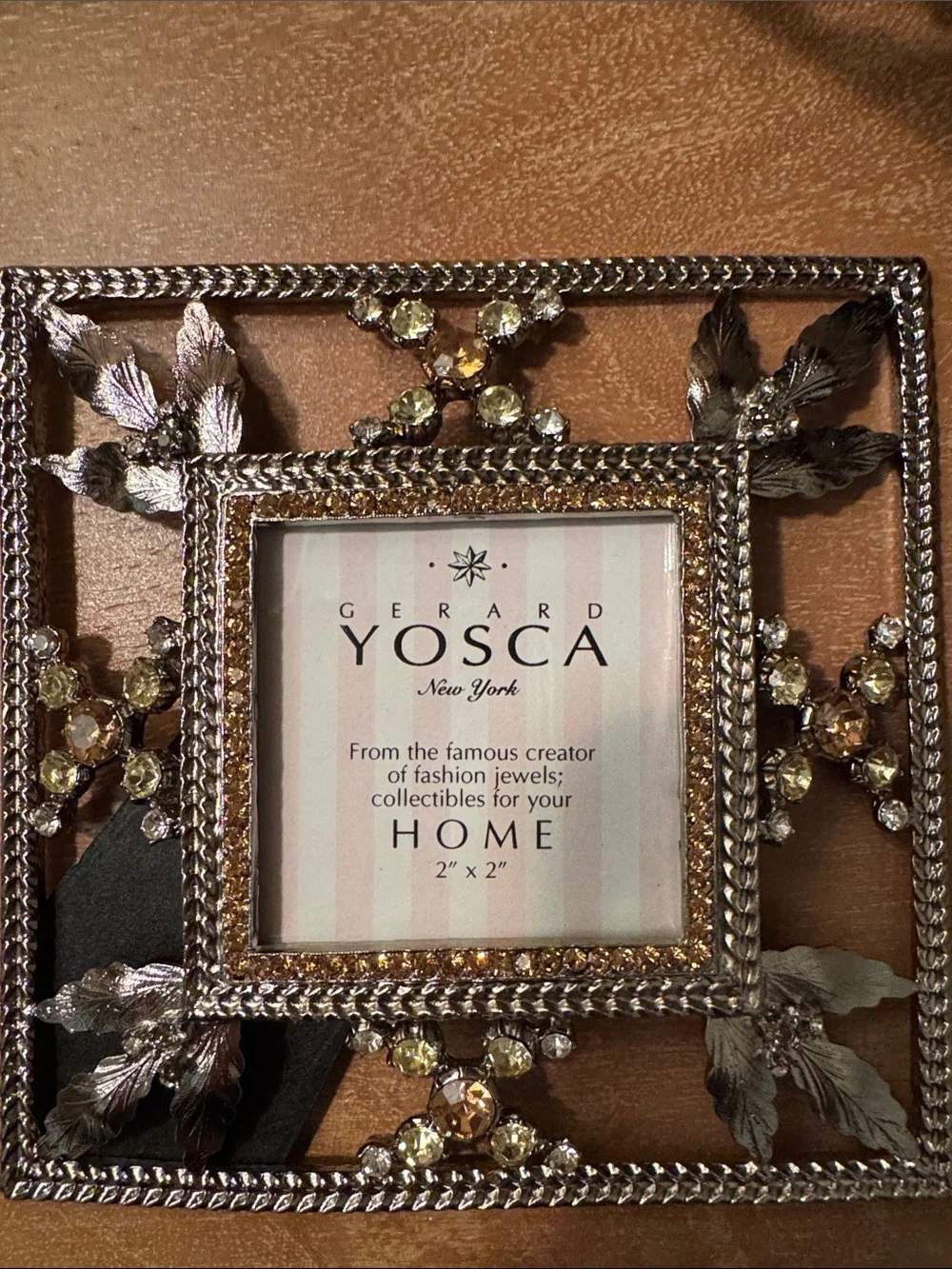 Vintage Gerald Yosca Jeweled Picture Frames